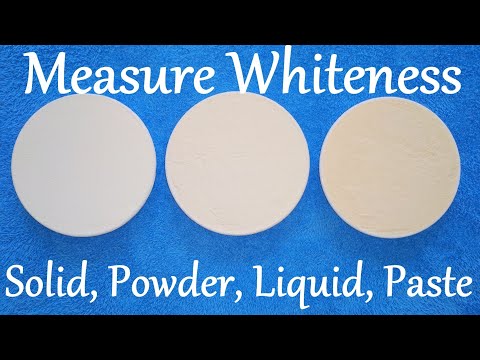 Affordable Universal Whiteness Meter Tester for Powder Liquid Paste Solid