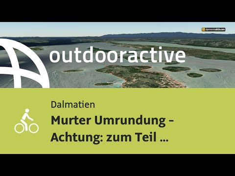 Radtour in Dalmatien: Murter Umrundung - Achtung: zum Teil trailartig