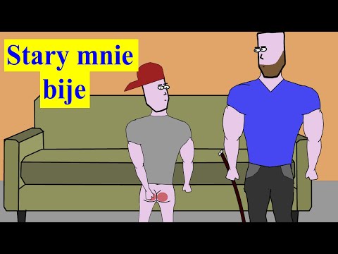 The old man is beating me