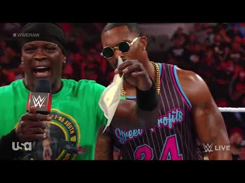 Referee R Truth The Usos & The Street Profits Promo - WWE Raw 7/11/22 (Full Segment)