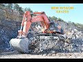 new hitachi ex1200 loading rock