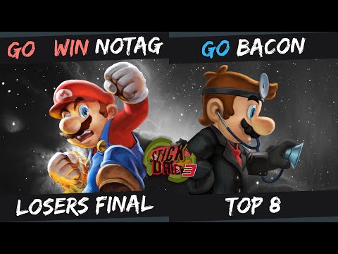Stick Drift 3 - Losers Finals - NoTag vs BacoN
