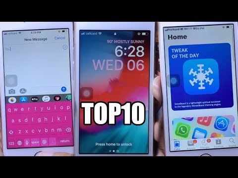 Top 10 Cydia Tweaks On iOS 12-12.1.2 (Jailbreak Tweaks)