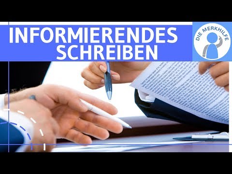 Material-supported writing of an informative text - newspaper articles, information sheets, flyers