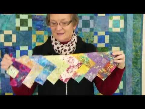 Tipps & Techniken 232 – So nähen Sie einen Patchwork-Zopf oder ein Chevron.