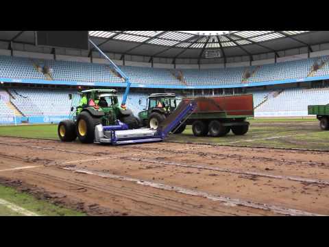 MFFtv: Gräset på Swedbank Stadion rivs upp