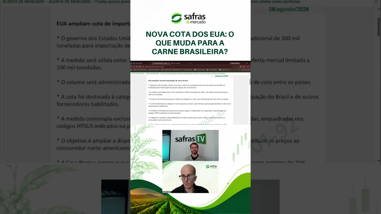 NOVA COTA DOS EUA: O QUE MUDA PARA A CARNE BRASILEIRA?