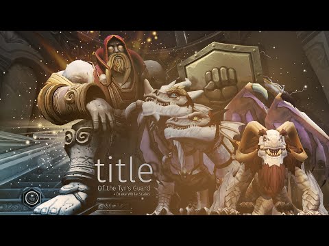 Of the Tyr's Guard title and Drake While Scales from Tyr's Return quest chain + (cutscene)