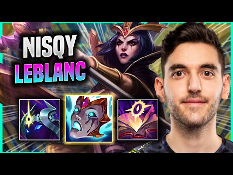 NISQY IS A GOD WITH LEBLANC! - FNC Nisqy Plays Leblanc MID vs Lux! | Patch 11.21