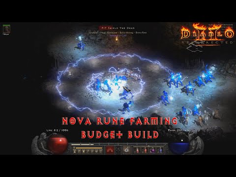 Nova Build In Budget Gear - Diablo 2 Resurrected 2.4 PTR