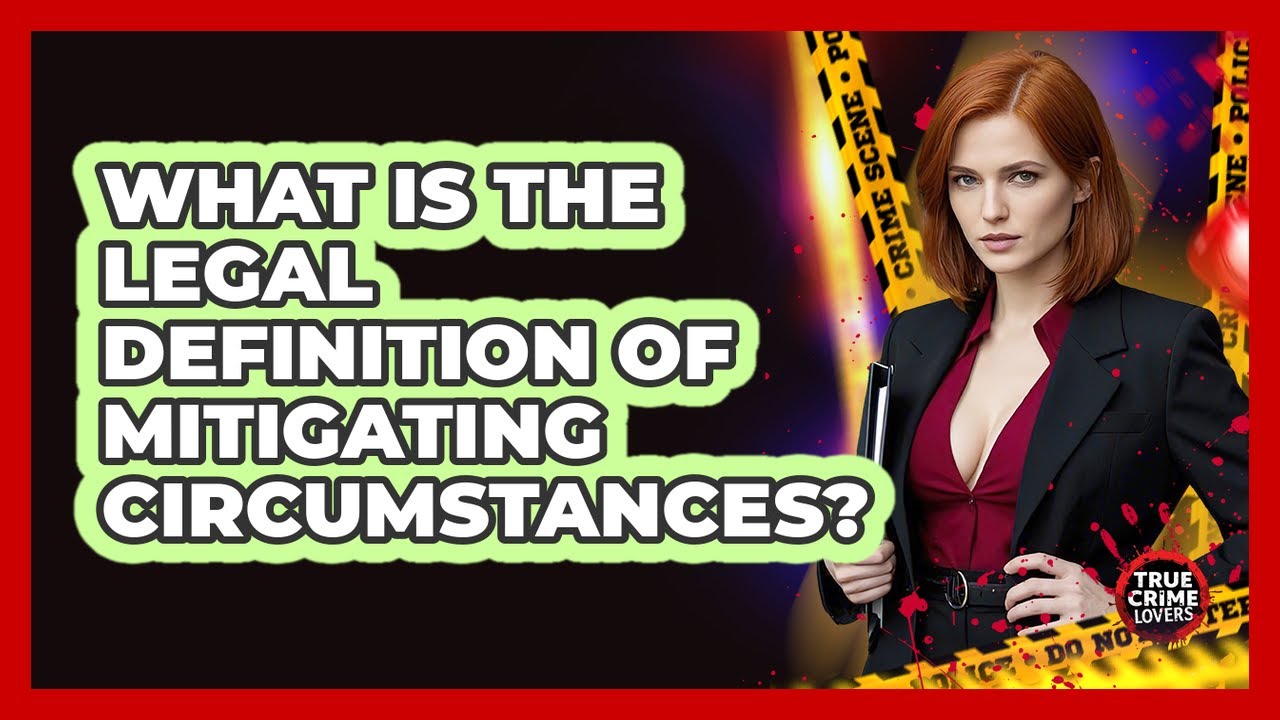 What Is The Legal Definition Of Mitigating Circumstances?