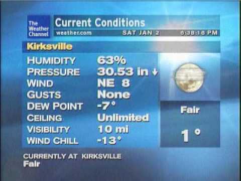 TWC Error (WeatherStar XL) - Jan 2, 2010
