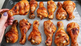 My husband asks to cook this dinner 3 times a week! Delicious recipe for chicken legs!