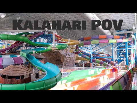 Kalahari Resort OFFICIAL Waterslides POV | Wisconsin Dells Waterpark Location