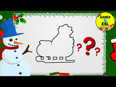 Christmas Vocabulary Guessing Game
