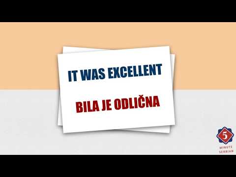 5 Minute Serbian - Course 1, Level B1, Lesson 1