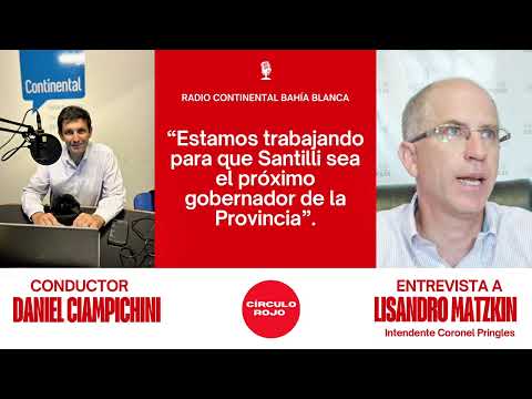 Lisandro Matzkin, intendente de Coronel Pringles