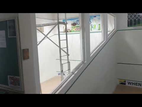 MIC Linear led highlight comparing with old one squash courts in Harare.www.led-mic.com