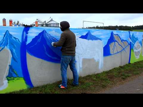 Street Art im Milchland Bayern || Artist: Sone || Projekt Oberfranken