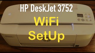 HP Deskjet 3752 WiFi SetUp !!