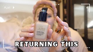 Why I'm Returning the NEW Estee Lauder Double Wear Foundation | dry skin