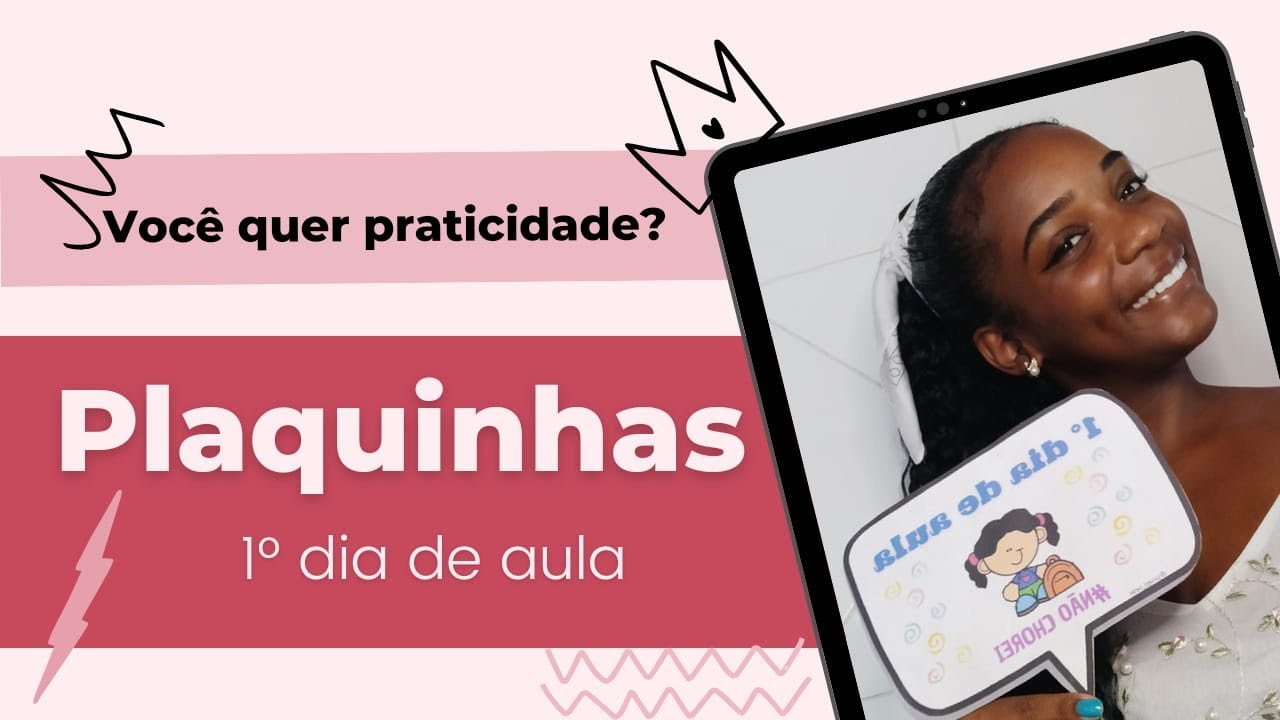 PLAQUINHAS PARA TIRAR FOTOS NO PRIMEIRO DIA DE AULA | MUITO FÁCIL DE FAZER