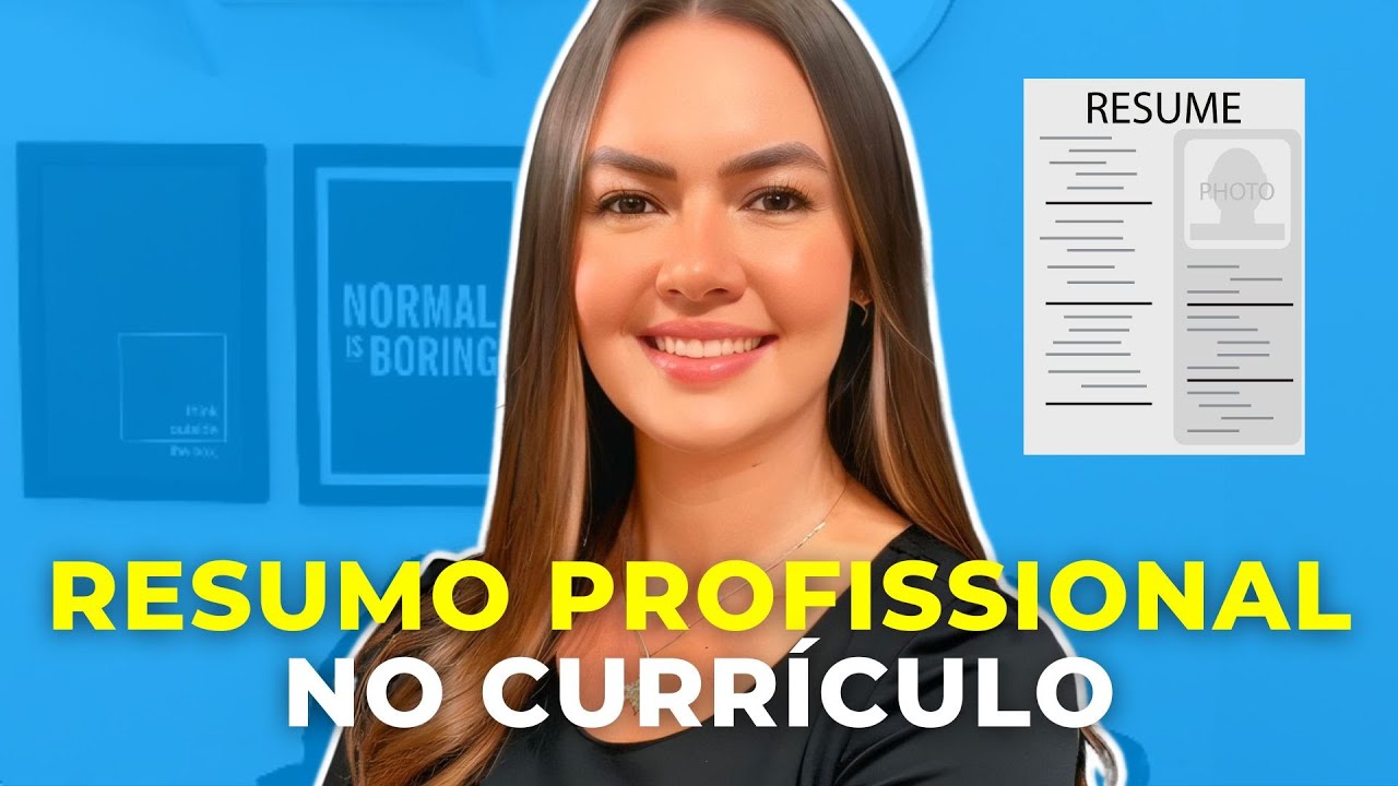 COMO CRIAR RESUMO PROFISSIONAL NO CURRÍCULO | Beatriz Fontele