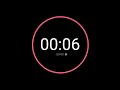 6 Second Countdown Timer / iPhone Timer Style