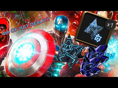 MASSIVE 4th of July Crystal Opening!!! 6-Star Nexus!!! | Marvel: Contest of Champions