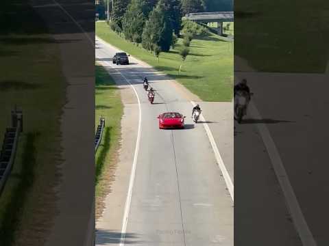 Motorcycle crashes leaving @carsandcoffeeoftheupstate earlier today. Stay safe out there.