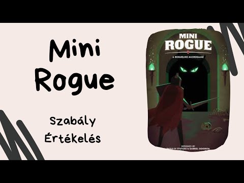 Az egy fős Dungeon Crawl: Mini Rogue társasjáték játékbemutató és szabályismertető - Társasozz Okosan!