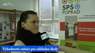 preview picture of video 'SPŠ TV Poprad - Vyhodnotenie súťaže pre žiakov ZŠ'