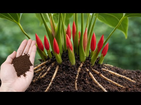 Just Coffee! Anthurium Blooms All Year Naturally
