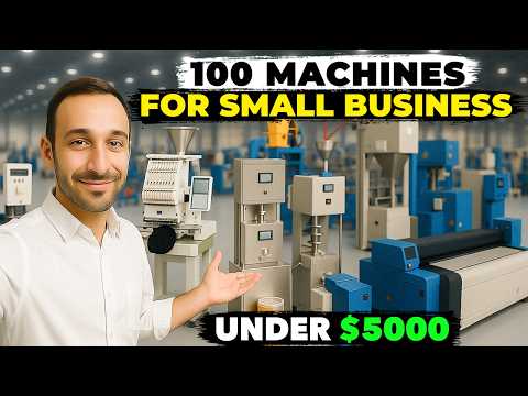 100 Business Machines You Can Buy Online to Make Money | Small Business Ideas - Production in Garage