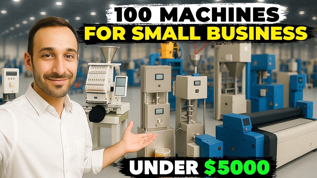 100 Business Machines You Can Buy Online to Make Money | Small Business Ideas - Production in Garage