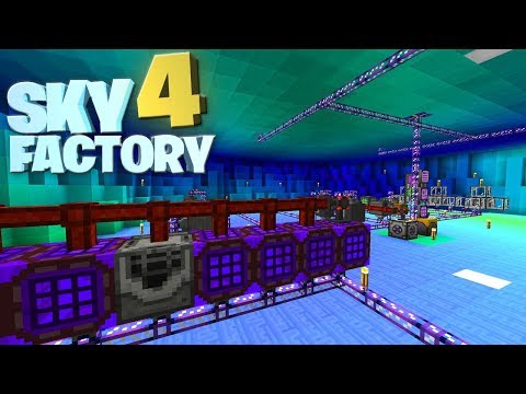 A huge ME system factory! - Minecraft Sky Factory 4 #22