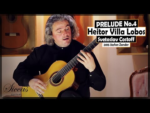 Heitor Villa Lobos - Prelude No.4 played by Svetoslav Costoff on a  2015 Stefan Zander Doubletop
