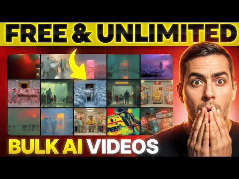 Create UNLIMITED AI Videos in BULK (100% FREE)
