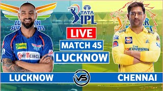 Lucknow Super Giants vs Chennai Super Kings Live Scores | LSG vs CSK Live Scores & Commentary