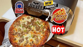 Bighorn Electric 14.6” Pizza Oven! / Fast and Easy Frozen Pizza! / Crispy and Delicious!