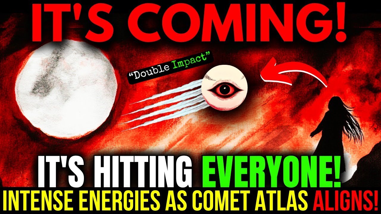CAUTION! FULL MOON Aligns with CRAZY Comet ATLAS Activity! A Powerful Peak Ahead! 13 JAN 2025