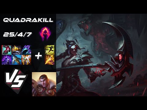 JUNGLE Kayn vs Jayce [QUADRAKILL] - EU Challenger Patch 25.23