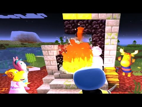 The Backyardigans Speedrun Minecraft (A.I. Generated)