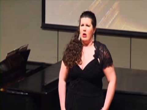 Elizabeth Baldwin, Soprano, performs Tu che di gel