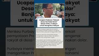 Soroti Ucapan Prabowo soal Rakyat Desa Tak Pakai Dolar, Menkeu Purbaya: untuk Menghibur Rakyat