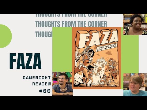 Thoughts From The Corner #60: FAZA