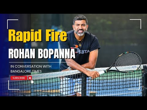 Rapid Fire with Rohan Bopanna🎾🔥 || Bangalore Times
