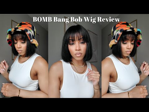 BOMB Bang Bob Wig 😍 Affordable, Cute & Versatile Lace...