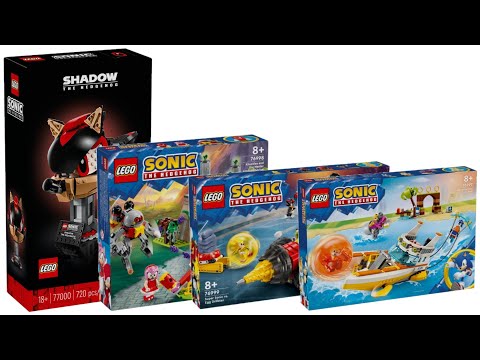 All LEGO Sonic the Hedgehog Summer sets 2024 Compilation/Collection Speed Build