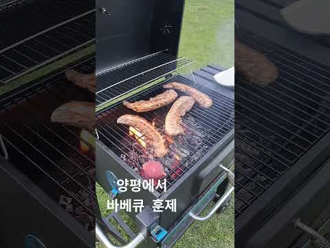 바베큐 불멍..군고구마는 덤. 날씨 좋은날 양평으로 나들이